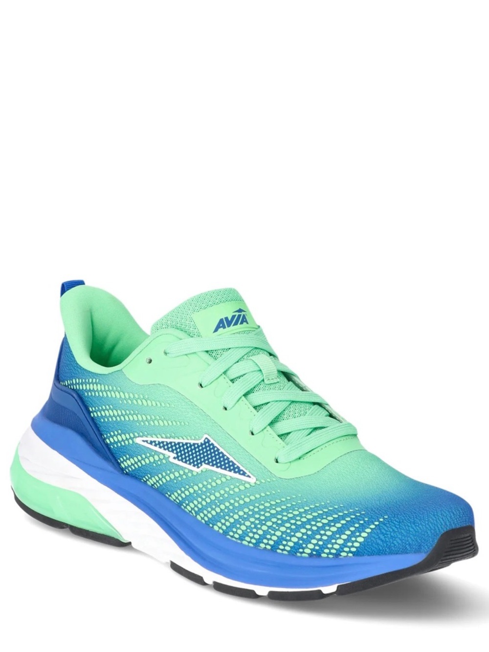 Avia Blue and Mint Gradient Running Sneaker